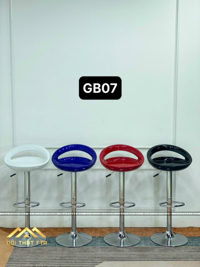 Ghế Bar nâng hạ lưng tựa nhiều màu GBJB-21